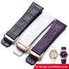 QTYQWC Genuine Leather Watch Band for Omega Constellation Double Eagle Series, Men’s and Women’s, 17 mm/23 mm view 4