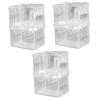 BUGUUYO 3-Piece Transparent Fish Breeding Box with Suction Cups view 1