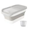 NIHENHAO Pet Food Storage Container, Foldable, Moisture-Resistant, Sealed view 1