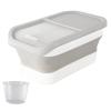NIHENHAO Pet Food Storage Container, Foldable, Moisture-Resistant, Sealed view 3
