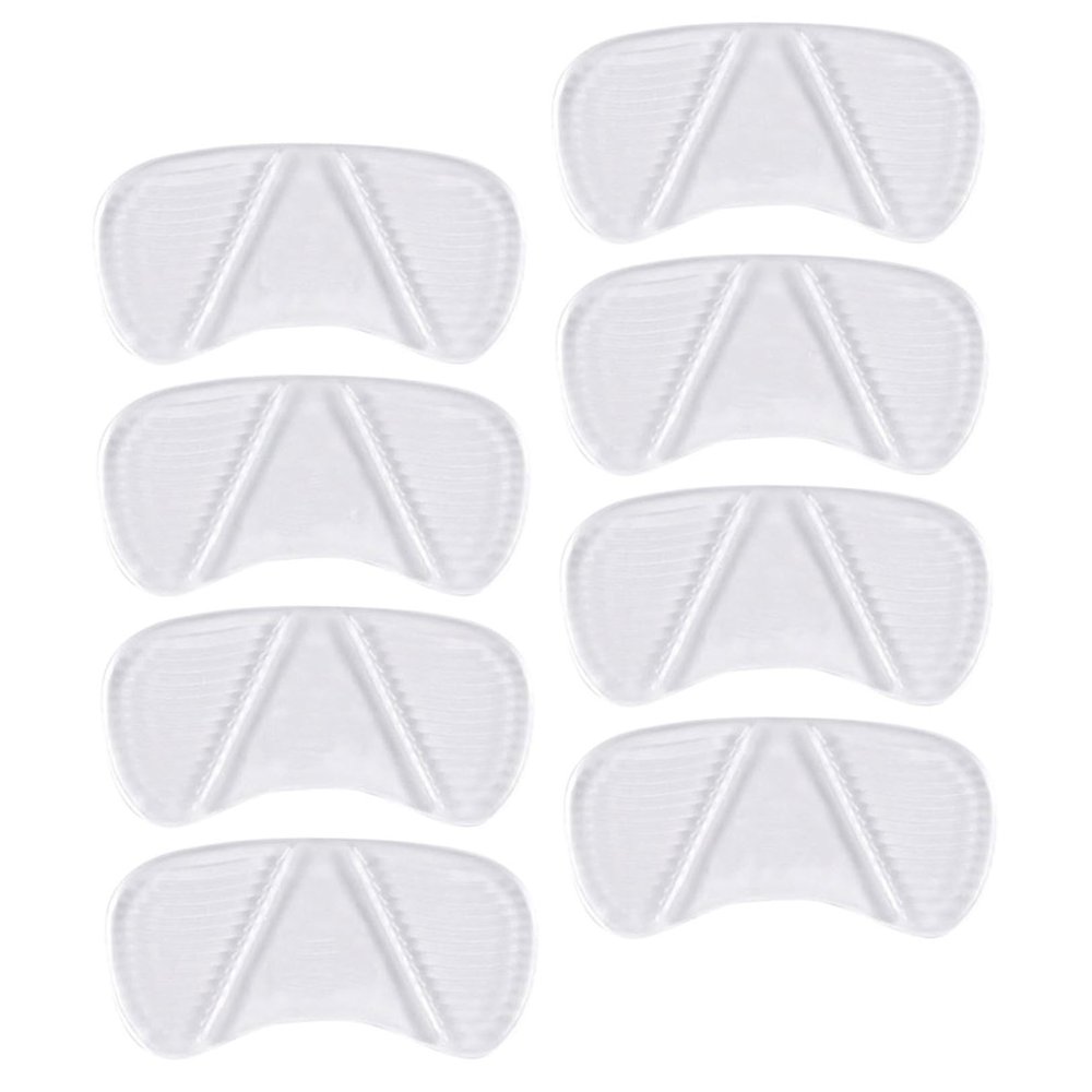 KOMBIUDA Self-Adhesive Gel Heel Pads, Comfortable Wear-Resistant Heel Cushions, 4 Pairs