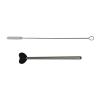 NIHENHAO Heart-Shaped Metal Drinking Straw, Multifunctional Drinking Tube view 3