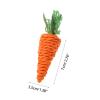 Natural Grass Carrot Chew Toy for Small Pets view 3