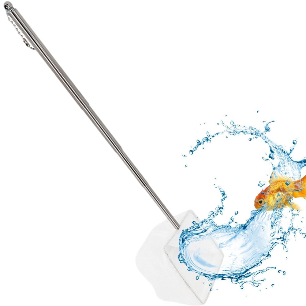 Aquarium Net with Extendable 5-15 Inch Handle
