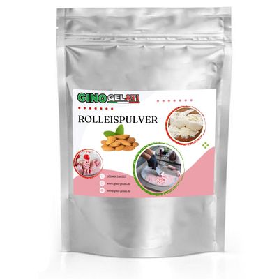 Gino Gelati Roll Ice Cream Powder, Almond, Intense Nut Flavor, Made in Germany, 1 kg