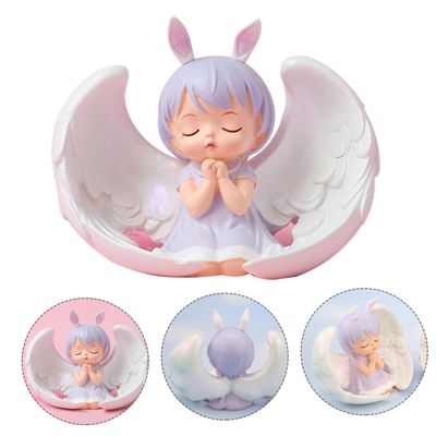 Praying protective figure, resin, 1 piece for inserting