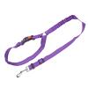 Adjustable Pet Headrest Safety Belt, Reflective Dog Seatbelt for Safe Car Rides with Nylon Material (Purple) view 1