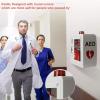 AED Defibrillator Storage Cabinet with Alarm and Key view 2