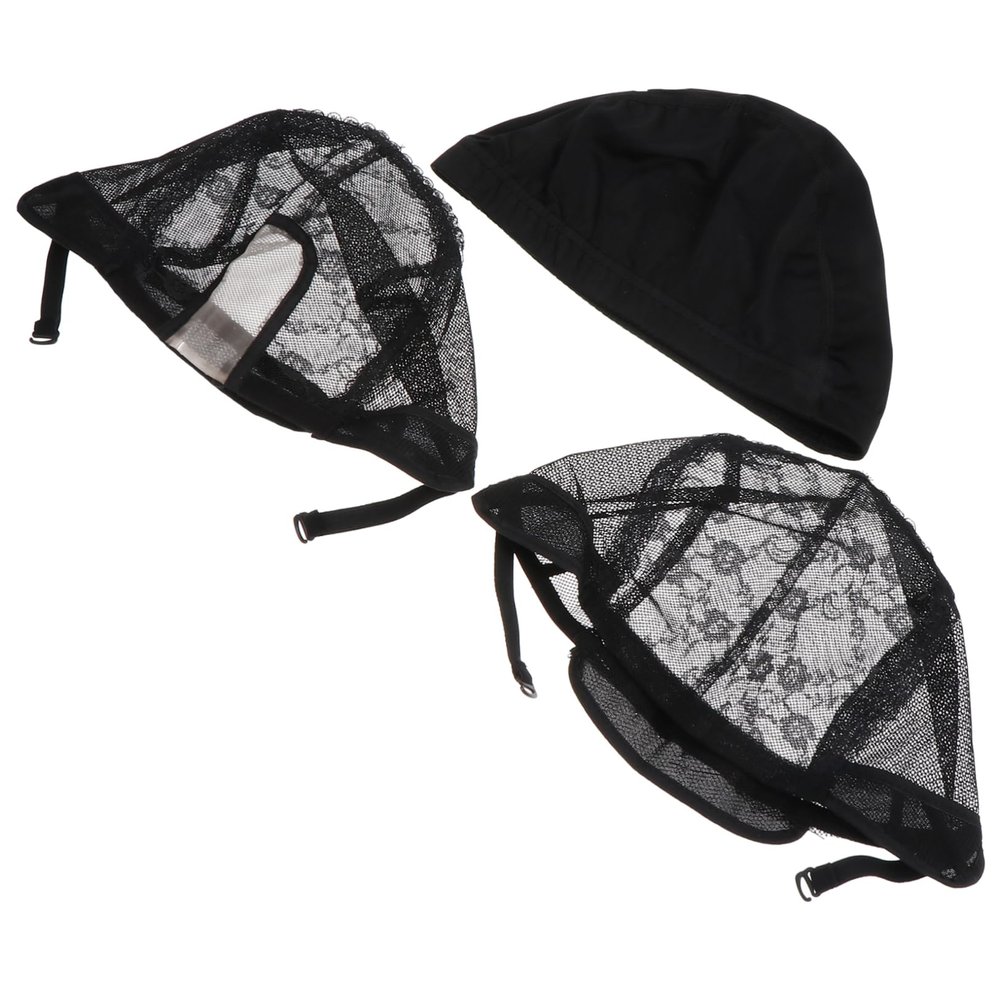 IWOWHERO 3-Piece Premium Elastic Wig Caps