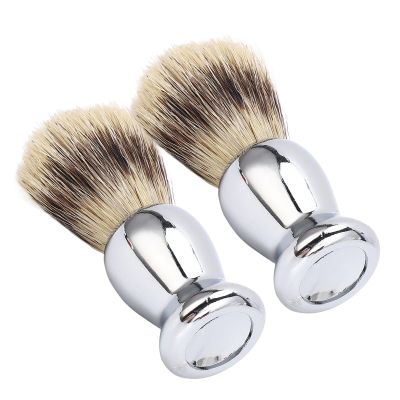 Premium Men's Shaving Brush with Soft Synthetic Fibers