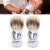 Premium Men's Shaving Brush with Soft Synthetic Fibers view 3