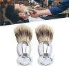 Premium Men's Shaving Brush with Soft Synthetic Fibers view 4