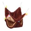 BUGUUYO Warm Double-Layer Guinea Pig Hammock, Plush Pet Bed for Sleeping and Playing, Decorative for Guinea Pigs and Squirrels view 1