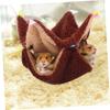 BUGUUYO Warm Double-Layer Guinea Pig Hammock, Plush Pet Bed for Sleeping and Playing, Decorative for Guinea Pigs and Squirrels view 3