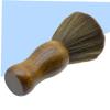 IWOWHERO Round Neck Dusting Brush with Wooden Handle, Brown view 2