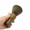 IWOWHERO Round Neck Dusting Brush with Wooden Handle, Brown view 3