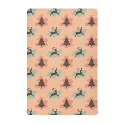 Fitted Sheet for Baby and Toddler Beds, Soft and Breathable, 39.1 x 27.0 in, Christmas Reindeer
