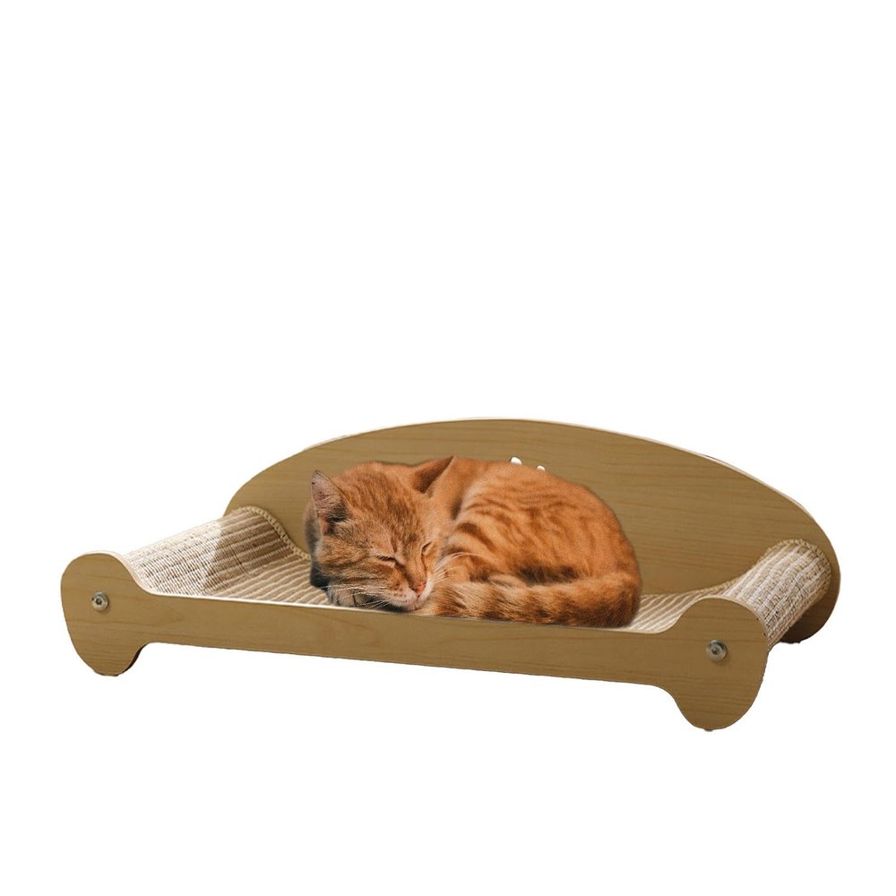 Cat Bed and Natural Sisal Scratching Pad