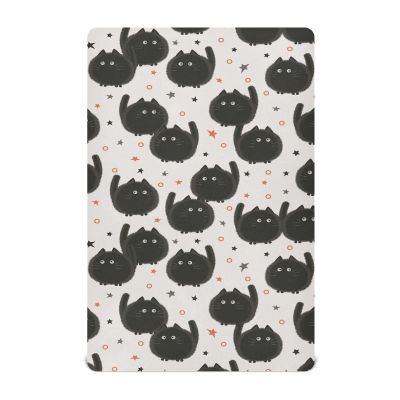 Halloween Scary Cat Fitted Crib Sheet for Boys or Girls, 39 x 27 in