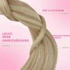 YoungSee Tape-In Human Hair Extensions, Ash Blonde Highlight/Platinum Blonde, 40 cm, 50 g, 18/613 view 3