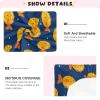 Fitted Crib Sheet for Boys and Girls, Soft Cartoon Fish Pattern, 132 x 71 cm view 4