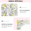 Unisex Fitted Sheet for Baby and Toddler Beds, Soft and Breathable, 39.1 x 27.0 in, Gold Lemon Watercolor Pattern view 4
