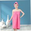 Polyester and Polyamide Hair-Drying Cap and Shower Towel Set view 3