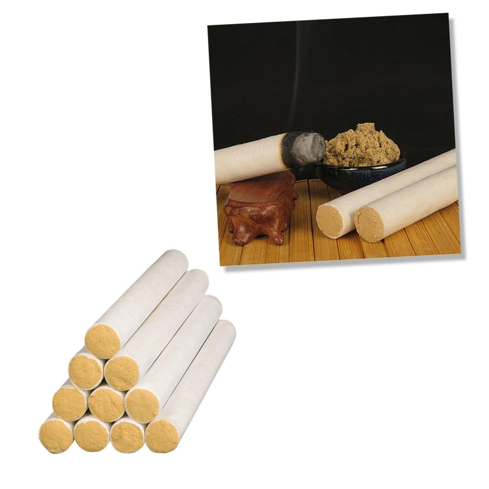 Chinese Moxa Rolls, 10 Pack, 50:1, for Moxibustion