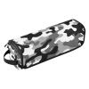 FRODOTGV 2-in-1 Curling Iron Travel Case with Heat-Resistant Mat, Zipper, Large Capacity, Camouflage Black/White view 1