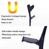 Forearm Crutches for Adults, Non-Slip Rubber Feet, Adjustable Height 69–92 cm, 150 kg Capacity view 2
