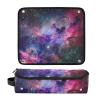 FRODOTGV Galaxy and Nebula in Space 2-in-1 Curling Iron Travel Bag with Heat-Resistant Mat, Portable Organizer, Detachable Hair Styling Accessory Organizer, One Size view 3