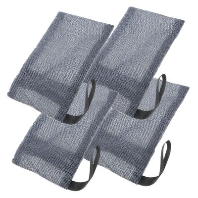IWOWHERO Nylon Soap Bags, Space-Saving and Versatile, 4-Piece Set with Hanging Loops for Shower and Travel