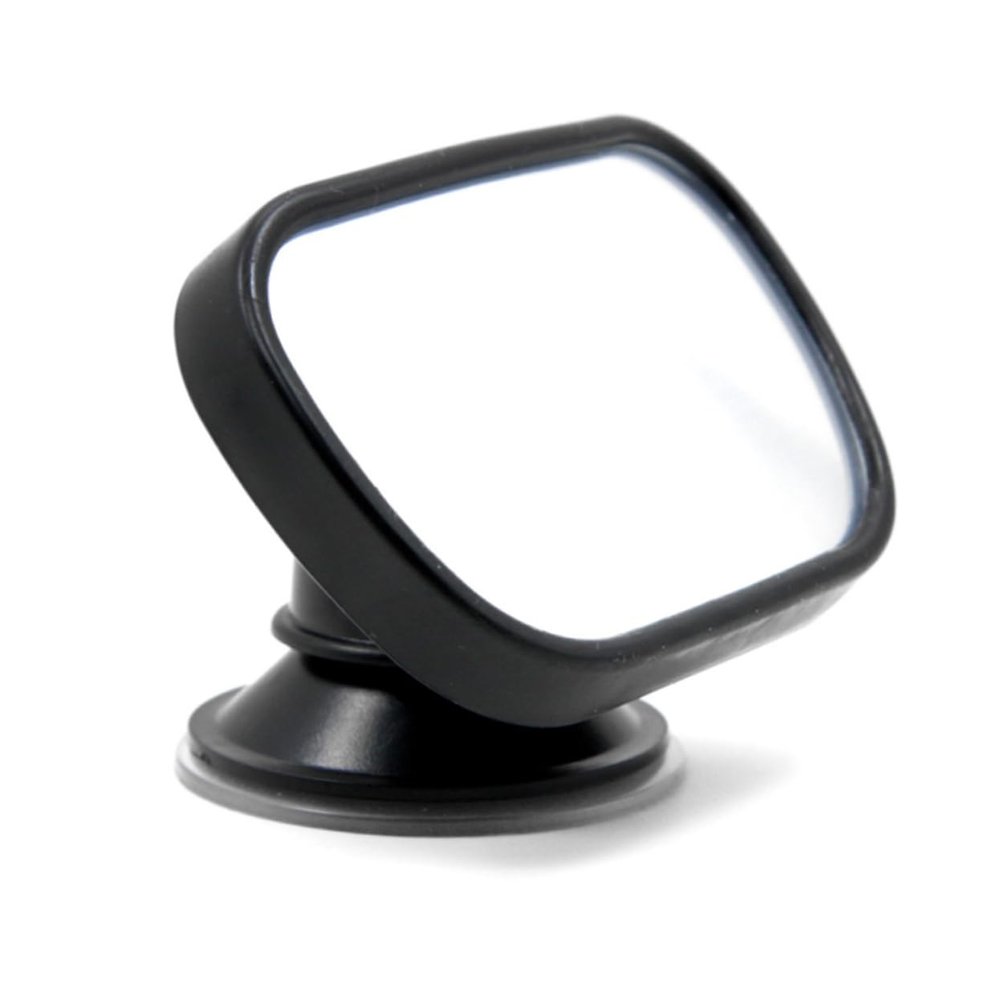 CATIEBYE Baby Car Rear-Seat Mirror for Boys and Girls, ABS, Adjustable Angle, Suction-Cup Clip-On Mount