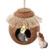 Coconut Shell Nest with Woven Rope view 3