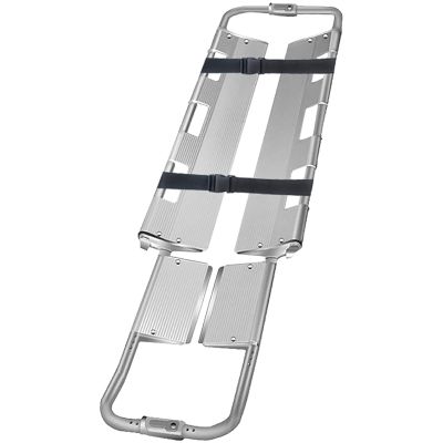 Folding Aluminum Alloy Scoop Stretcher with Adjustable Length