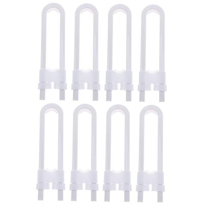 8-Pack Adjustable U-Shaped Baby Safety Cabinet Locks