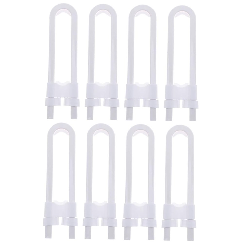 8-Pack Adjustable U-Shaped Baby Safety Cabinet Locks