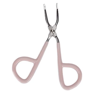 Stainless Steel Tweezers with Ergonomic Grip for Eyebrow and Facial Hair Removal