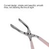 Stainless Steel Tweezers with Ergonomic Grip for Eyebrow and Facial Hair Removal view 4