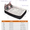 XLDZ Comfortable Rectangular Pet Bed, Sleeping Bag, Dog Kennel, Cat and Dog Sofa, Warm Nest, Portable Pet Basket (Motley-B, XXL) view 2