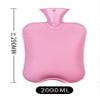 CRCRC 2L Hot Water Bottle, for Waist, Abdomen, Hands, and Neck, Gray view 2