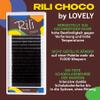 LOVELY Rili Choco Individual Eyelash Extensions, Dark Brown – Mixed D Curl, 0.10 mm, 6–13 mm, 16 Strips view 3