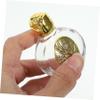 PRETYZOOM 2-Piece Elegant Gold-Colored Glass Holy Water Bottles view 3