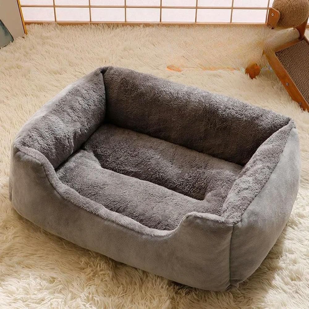 GENPICONG Large Cat Bed, Sofa-Style Warm House for Small Dogs and Cats