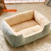 GENPICONG Large Cat Bed, Sofa-Style Warm House for Small Dogs and Cats view 4