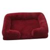 GENPICONG Winter Rectangular Large Dog Bed, Washable Plush Pet Cushion for Dogs and Cats view 1