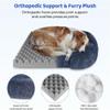 GENPICONG Winter Rectangular Large Dog Bed, Washable Plush Pet Cushion for Dogs and Cats view 4