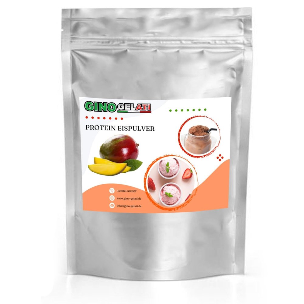 Gino Gelati Protein Ice Cream Powder, Mango, 1 kg