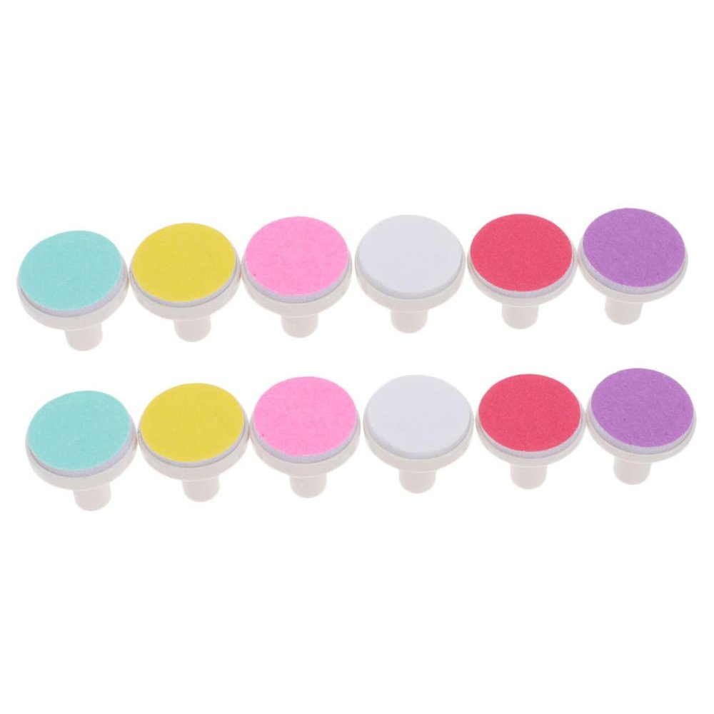 ibasenice 12-Piece Replacement Nail File Pads for Baby Nail Trimmer