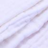 JOINPAYA 3-Piece Cotton Muslin Burp Cloths, White view 4